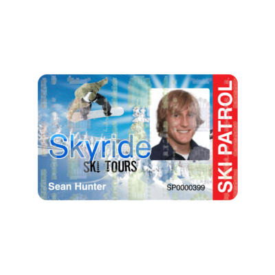 Ski Tours with Overlay CR80 Security Access