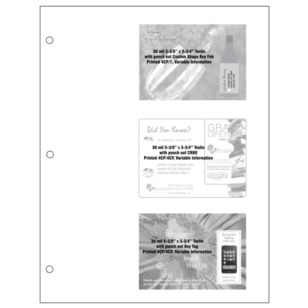 Specification Sheet Direct Mail