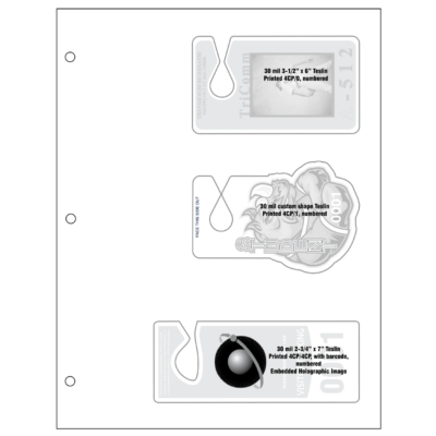 Specification Sheet Hangtags
