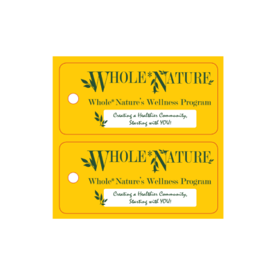Whole Nature Key Tag Section