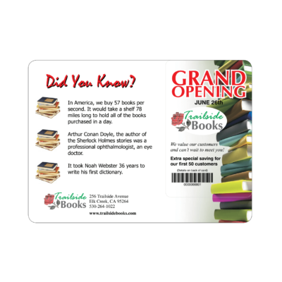 Trailside Books Direct Mail