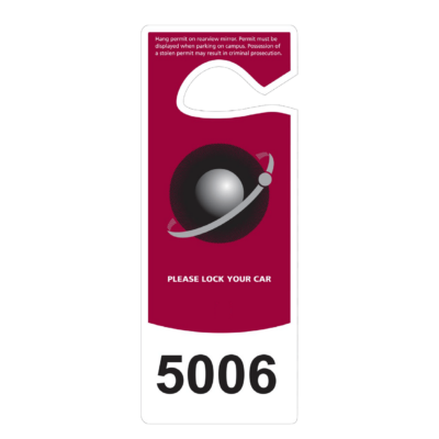 Visitor Hangtag