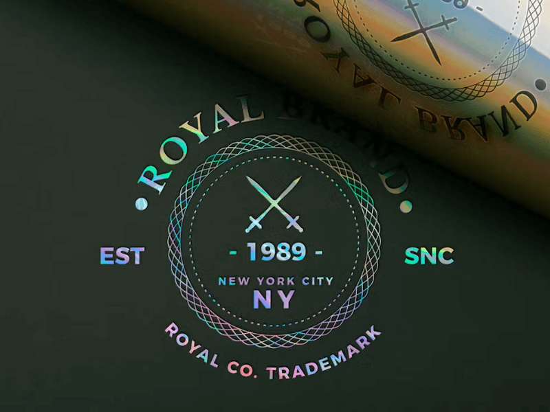 custom plastic cards holographic foil stamp printing