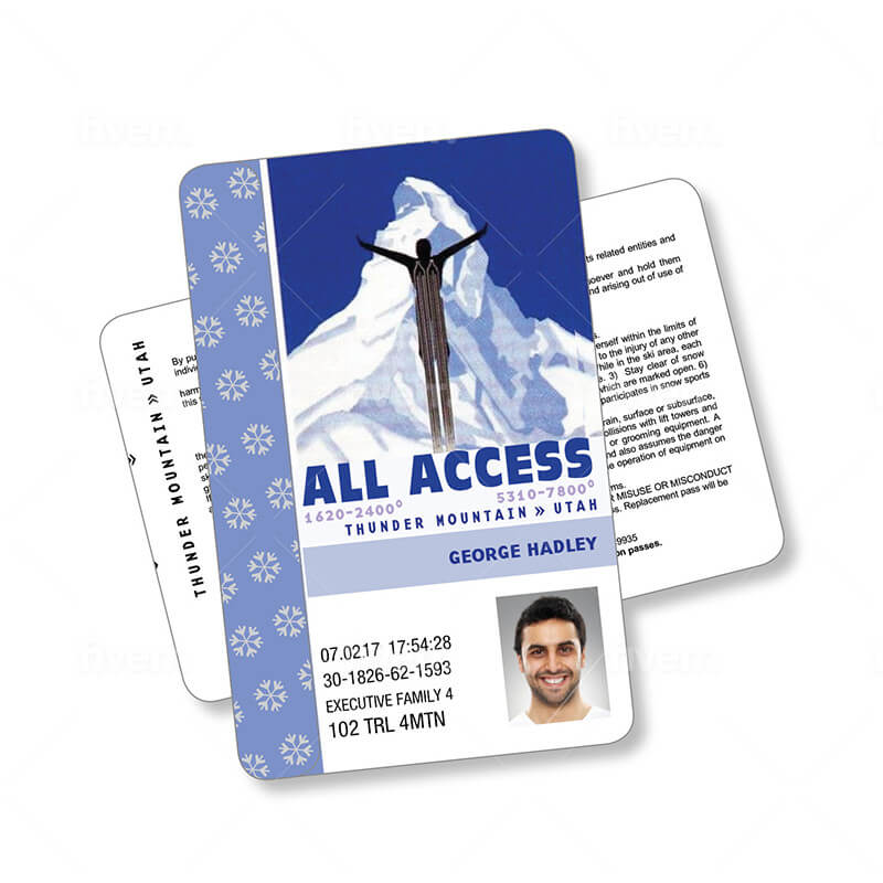 Ski Pass Variable Data