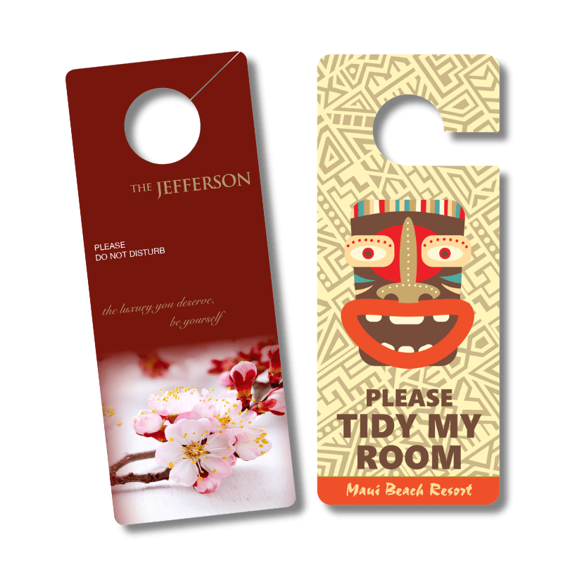 door hanger specialty printer hospitality 1